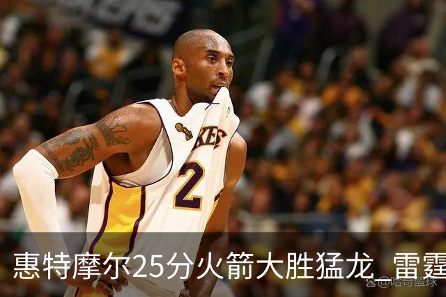 惠特摩尔25分火箭大胜猛龙 雷霆送猛龙6连败